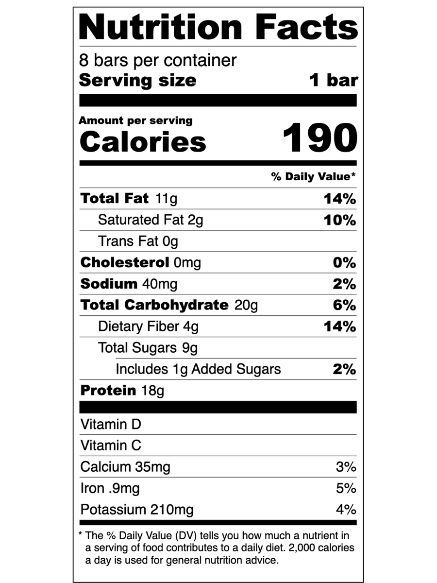 Nutrition Label