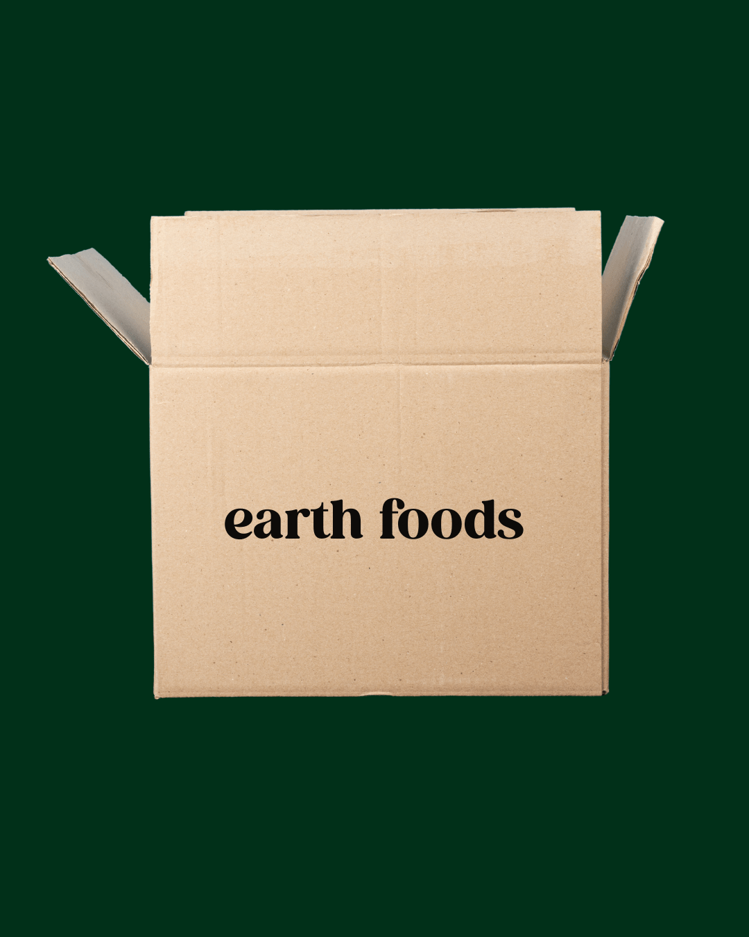 Opened Box of Earth Food Protein Bars